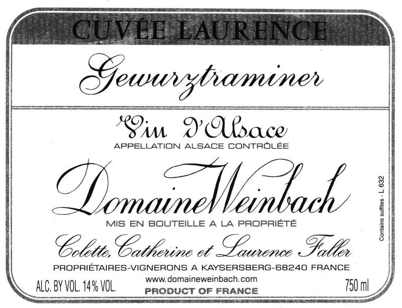 Domaine Weinbach Gewurztraminer &