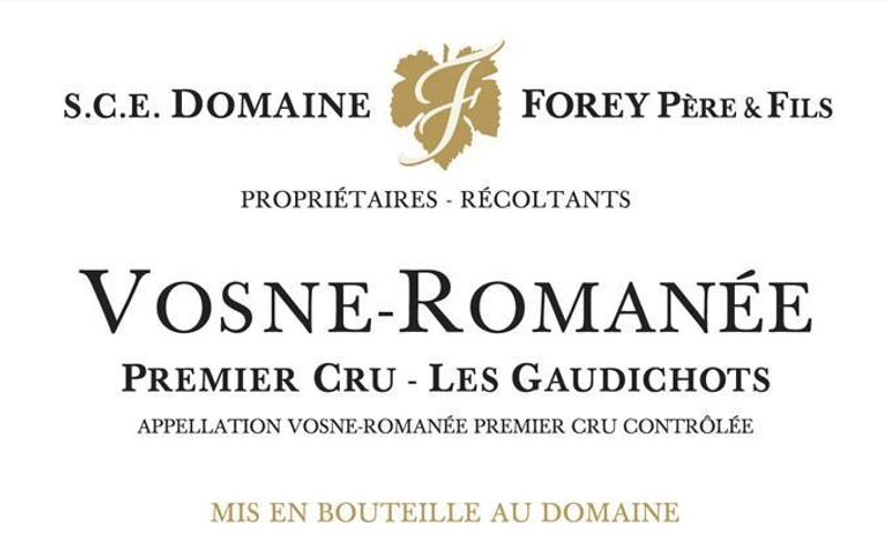 Domaine Forey Vosne-Romanee 1er Cru &