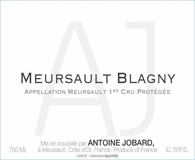 Domaine Jobard Meursault 1er Cru 'Blagny' 2019