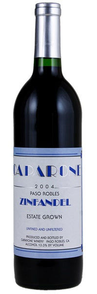 Caparone Zinfandel Paso Robles 2018