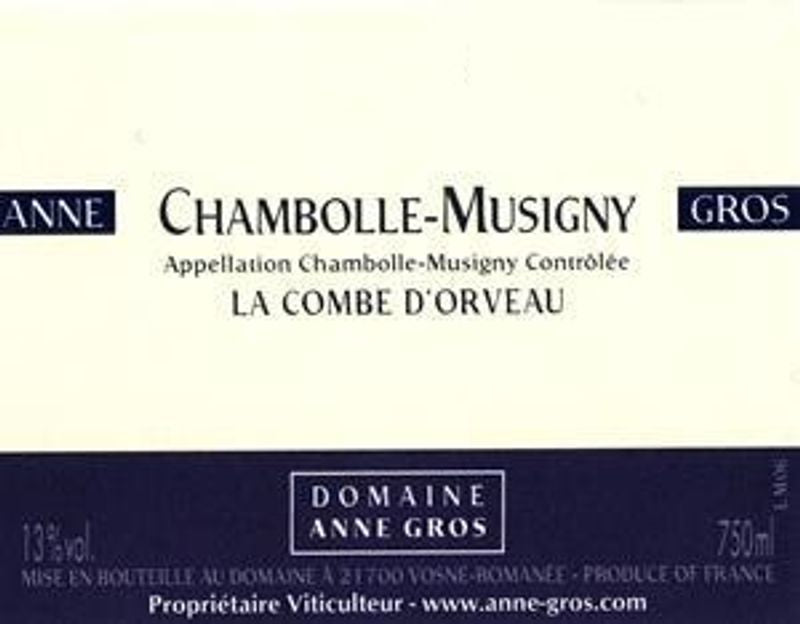 Domaine Anne Gros Chambolle-Musigny &