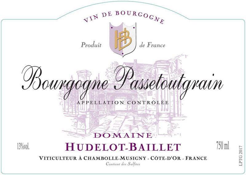 Hudelot-Baillet Bourgogne Passetoutgrains 2022