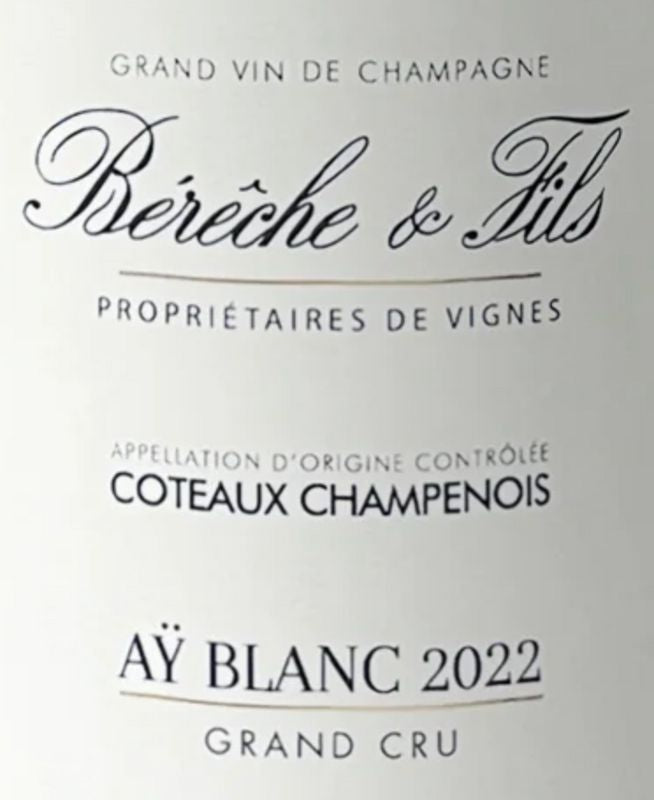 Bereche Coteaux Champenois Blanc &