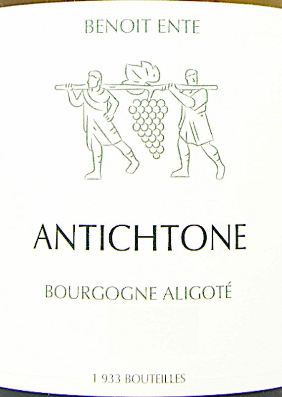 Benoit Ente Bourgogne Aligote &