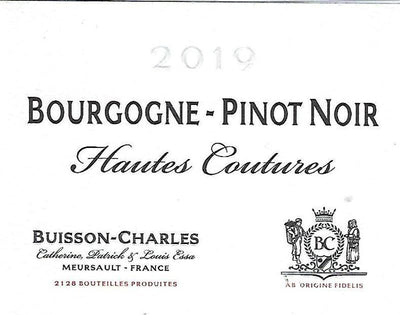 Domaine Buisson-Charles Bourgogne Rouge 'Hautes Coutures' 2022