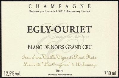 Egly-Ouriet 'Les Crayeres' Blanc de Noirs Grand Cru Brut Champagne NV