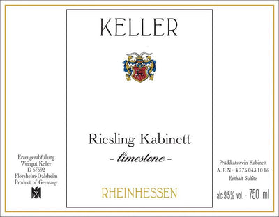 Keller Riesling 'Limestone' Kabinett Rheinhessen 2023