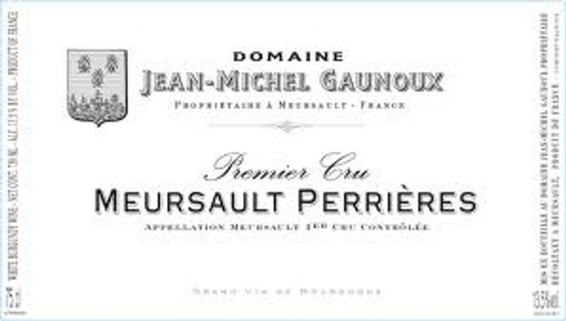 Domaine Jean-Michel Gaunoux & Fils Meursault 1er &