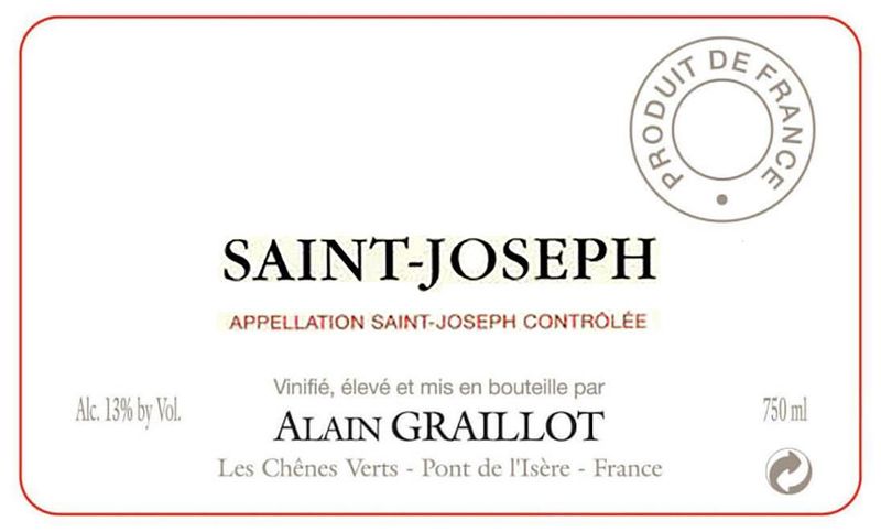 Alain Graillot Saint Joseph 2022
