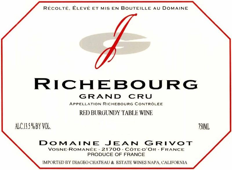 Domaine Jean Grivot Richebourg Grand Cru 2021