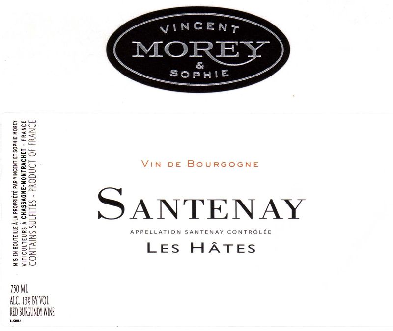 Vincent & Sophie Morey Santenay Rouge &