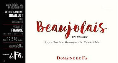 Domaine de Fa Beaujolais 'En Besset' 2022