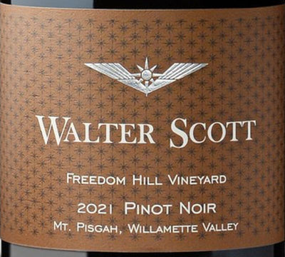 Walter Scott Pinot Noir 'Freedom Hill' Willamette Valley 2022