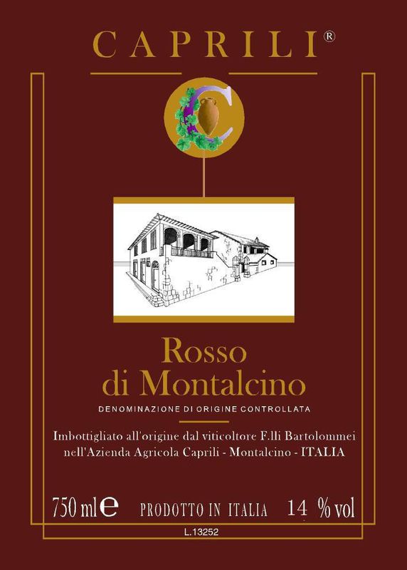 Caprili Rosso di Montalcino 2023