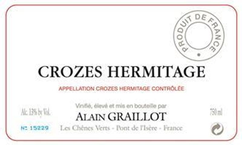 Alain Graillot Crozes-Hermitage Rouge 2021