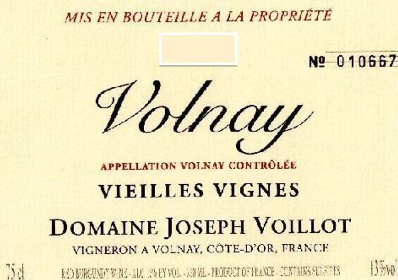 Joseph Voillot Volnay &