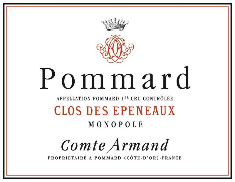 Domaine Comte Armand Pommard 1er Cru &