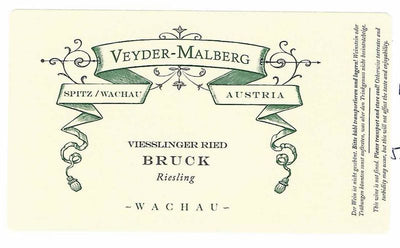 Veyder-Malberg Riesling 'Veisslinger Bruck' Wachau 2020