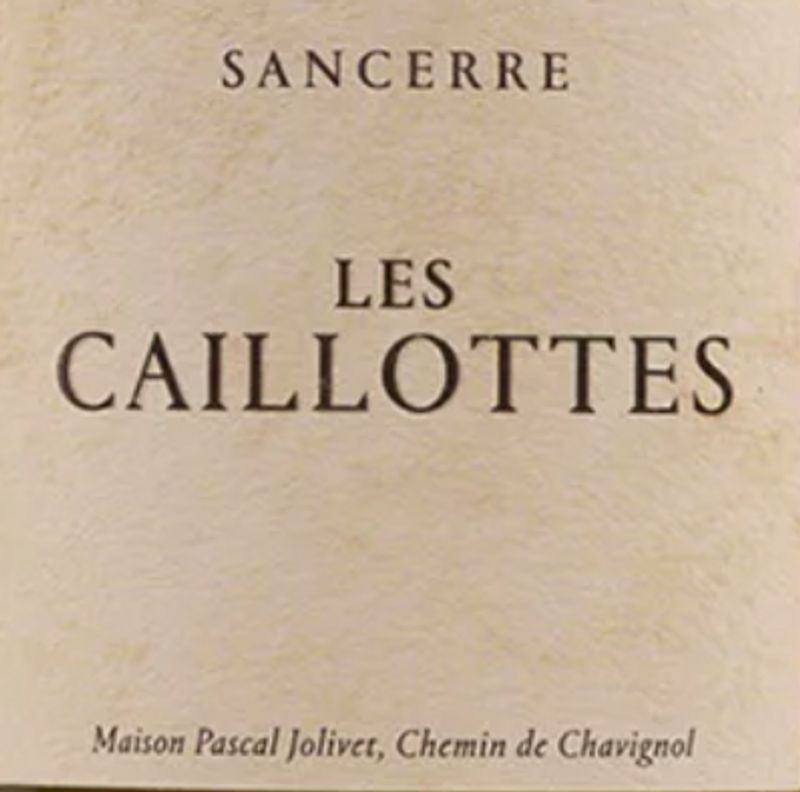 Pascal Jolivet Sancerre &