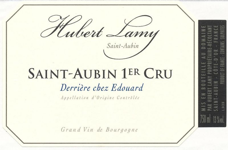 Hubert Lamy Saint Aubin Blanc 1er Cru &