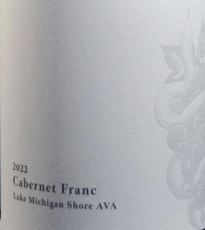 Stranger Wine Cabernet Franc 'Abigails' Lake Michigan Shore 2022