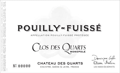 Chateau des Quarts Pouilly Fuisse 'Clos des Quarts' 2017