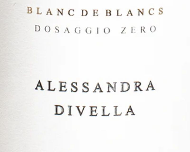 Alessandria Divella Blanc de Blancs Franciacorta 2020