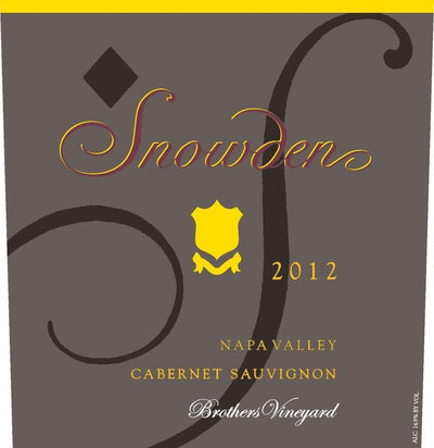 Snowden Cabernet Sauvignon 'Brothers' Napa Valley 2021