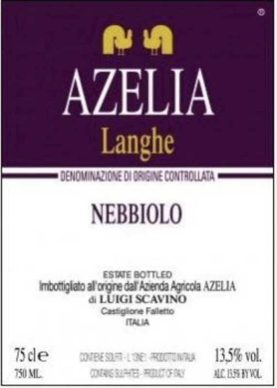 Azelia Langhe Nebbiolo 2022