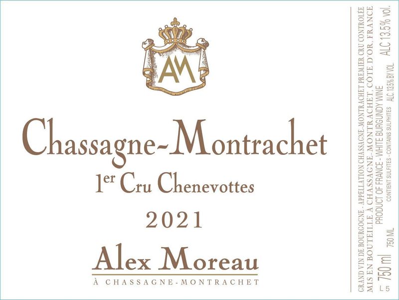 Alex Moreau Chassagne-Montrachet 1er Cru &