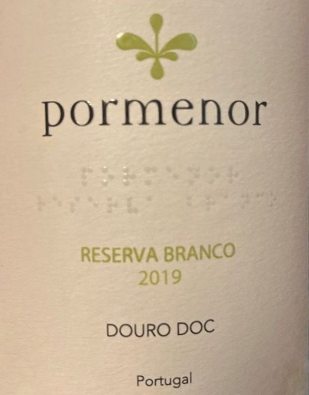 Pormenor Douro Branco Reserva 2019