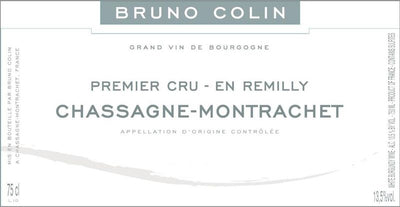 Bruno Colin Chassagne-Montrachet 1er Cru 'En Remilly' 2022