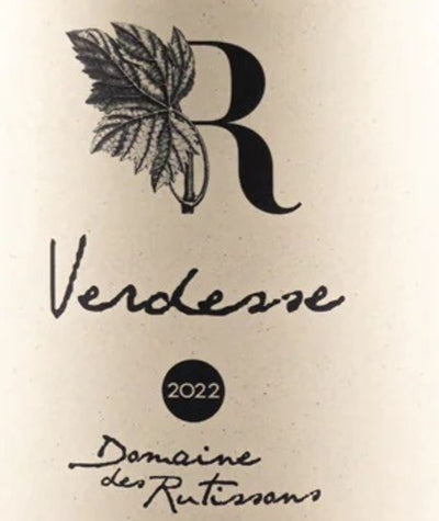 Domaine des Rutissons Verdesse Isere Coteaux du Gresivaudan IGP 2022