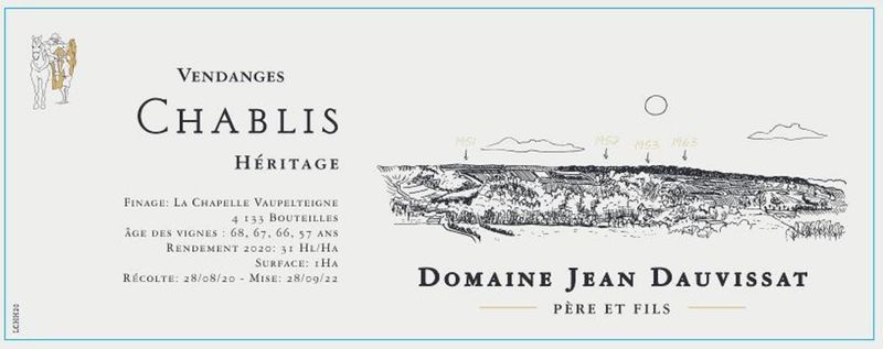 Domaine Jean Dauvissat Pere & Fils Chablis &