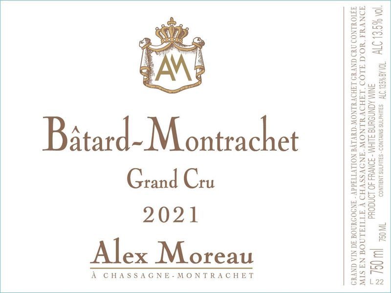 Alex Moreau Batard-Montrachet Grand Cru 2022