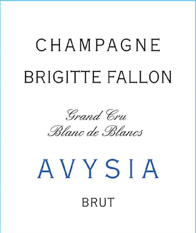 Michel & Brigitte Fallon 'Avysia' Grand Cru Blanc de Blancs Champagne 2014