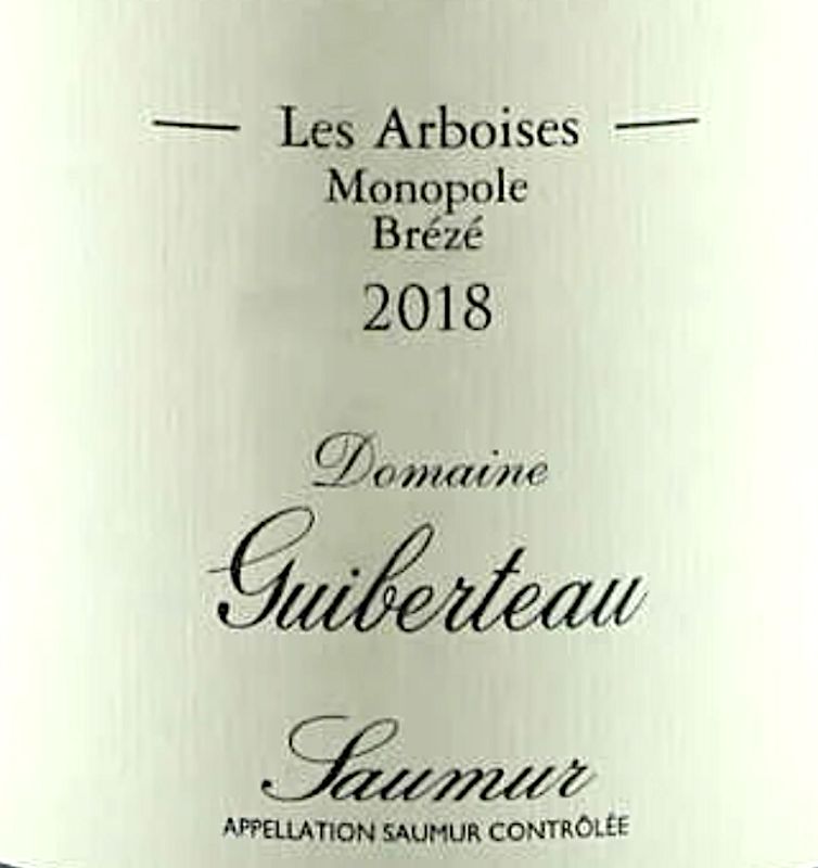 Domaine Guiberteau Saumur Rouge &