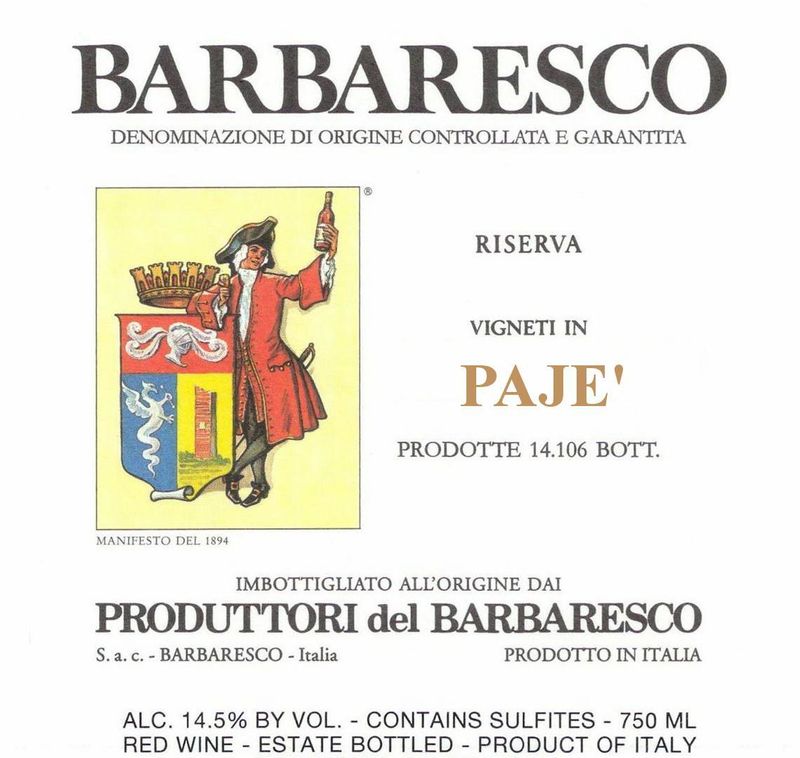 Produttori del Barbaresco Barbaresco Riserva &