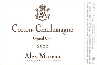 Alex Moreau Corton-Charlemagne Grand Cru 2022