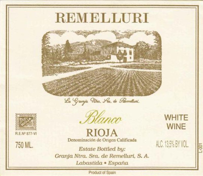 Remelluri Rioja Blanco 2017