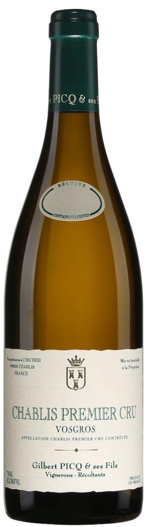Gilbert Picq Chablis 1er Cru 'Vosgros' 2021