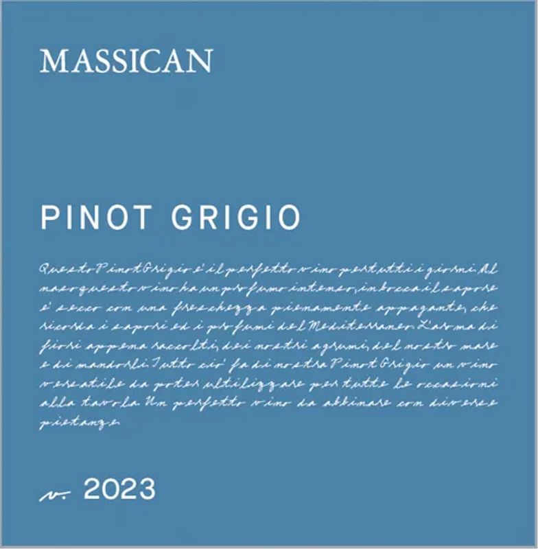 Massican Pinot Grigio California 2023