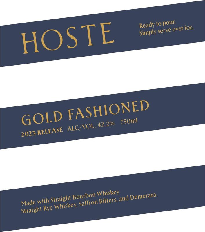 Hoste Gold Fashioned &