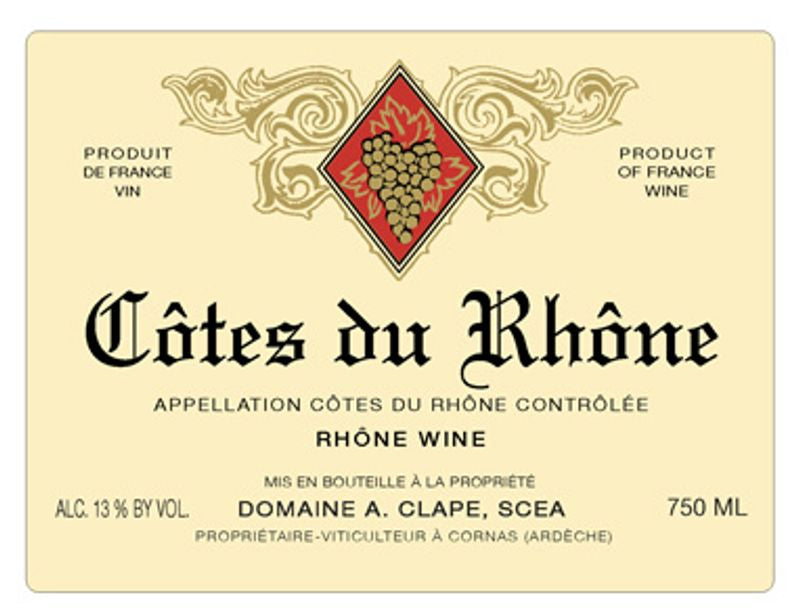 Domaine Clape Cotes du Rhone 2022