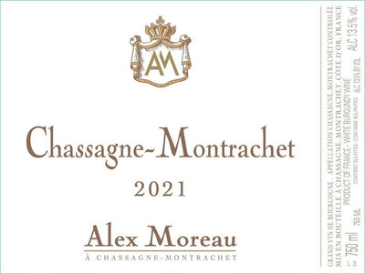 Alex Moreau Chassagne-Montrachet 2022