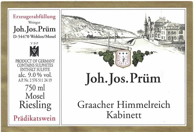 JJ Prum Riesling &