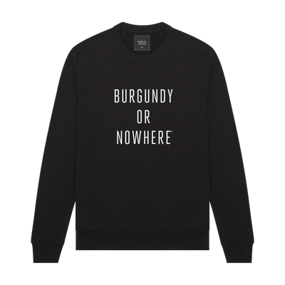Knowlita x Verve Wine Burgundy Sweatshirt — Black-Apparel-Verve Wine