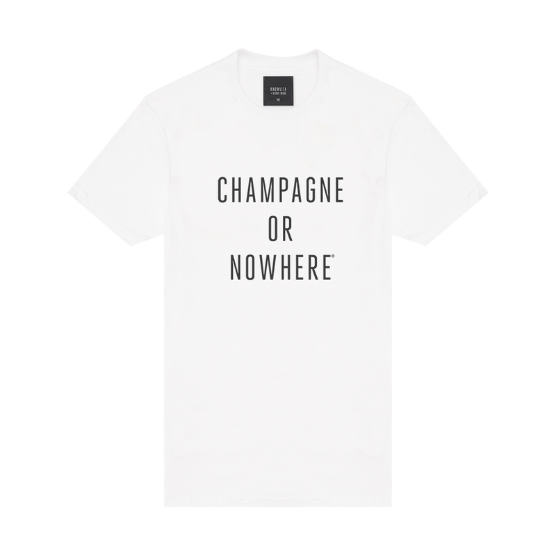 Knowlita x Verve Wine Champagne Tee — White