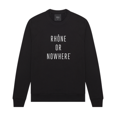 Knowlita x Verve Wine Rhone Sweatshirt — Black-Apparel-Verve Wine