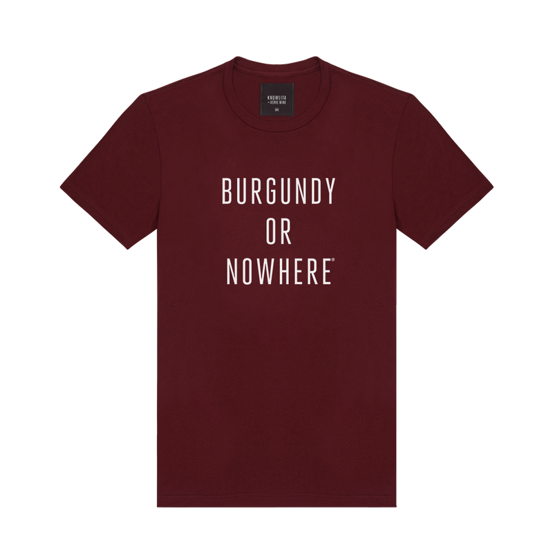 Knowlita x Verve Wine Burgundy Tee — Maroon